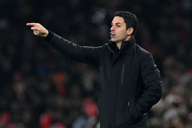 Arsenal manager Mikel Arteta during the 2-1 win against Wolves