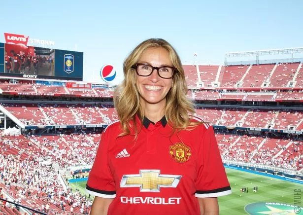 Julia Roberts is a proud Manchester United supporter